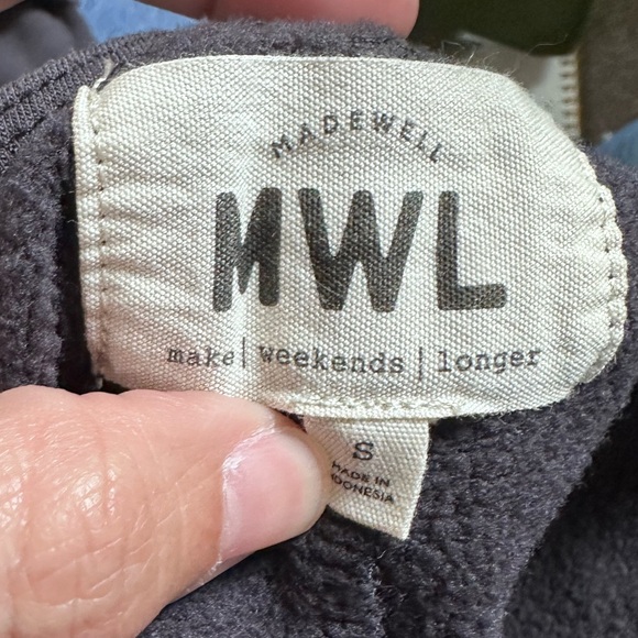 MADEWELL Superbrushed pull-on Jumpsuit S - Picture 10 of 11